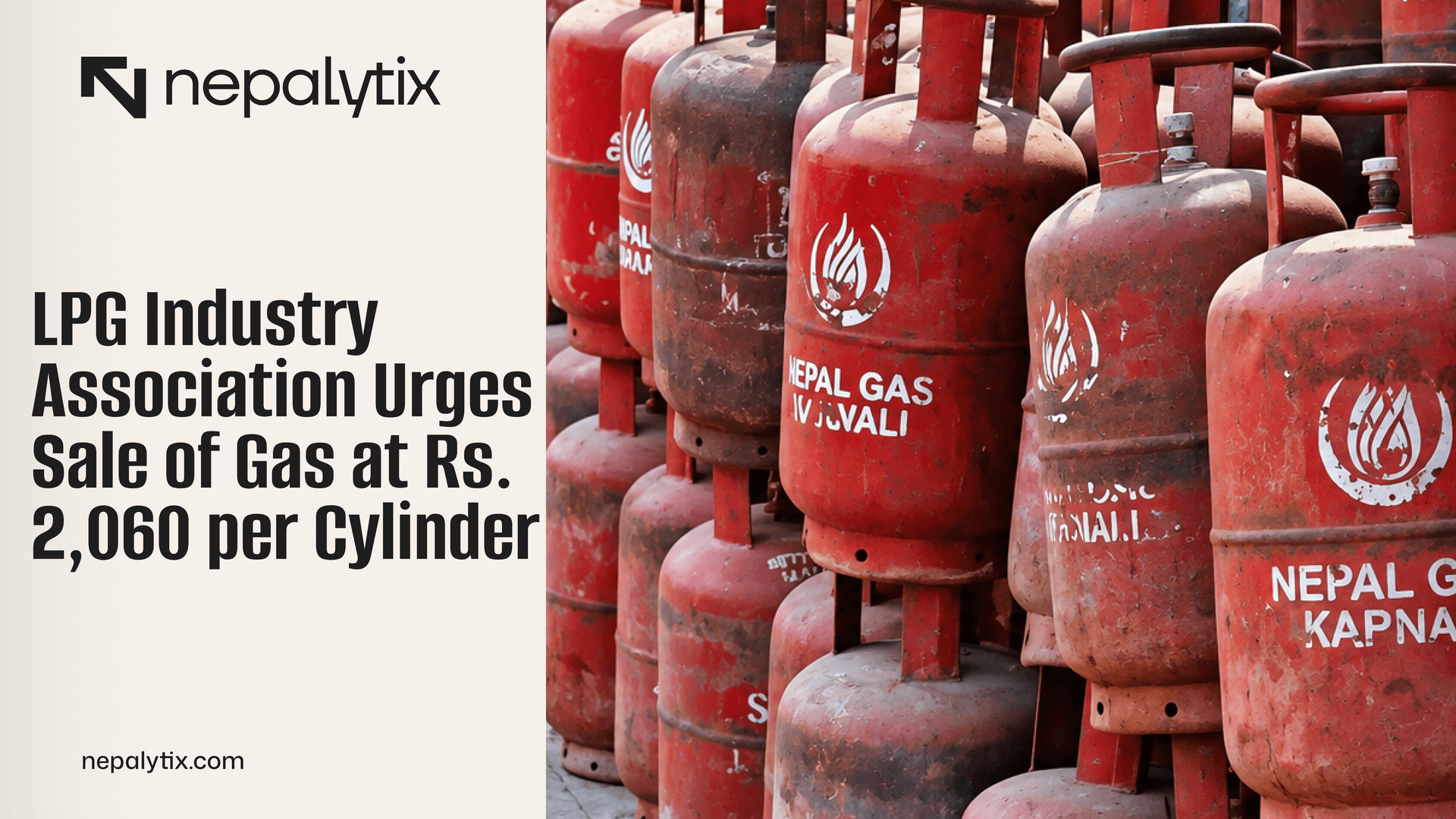 LPG Industry Association Urges Sale of Gas at Rs. 2,060 per Cylinder