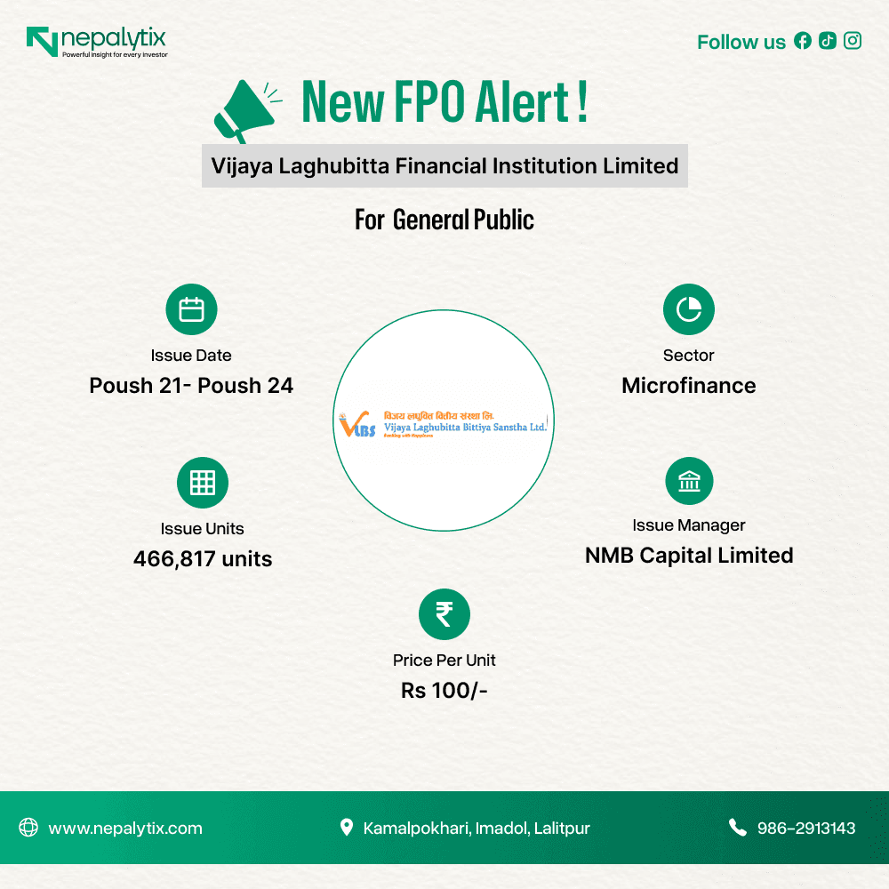 Vijaya Laghubitta to Launch FPO from Poush 21